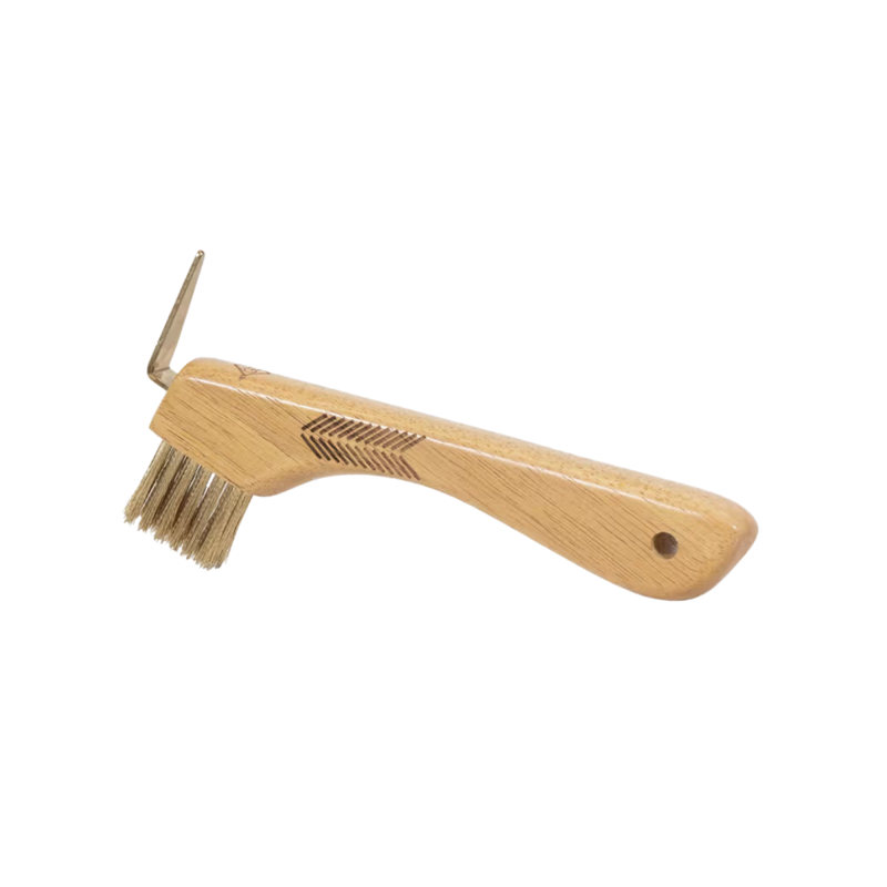 Grooming Deluxe Hoof Pick with Metal Bristle
