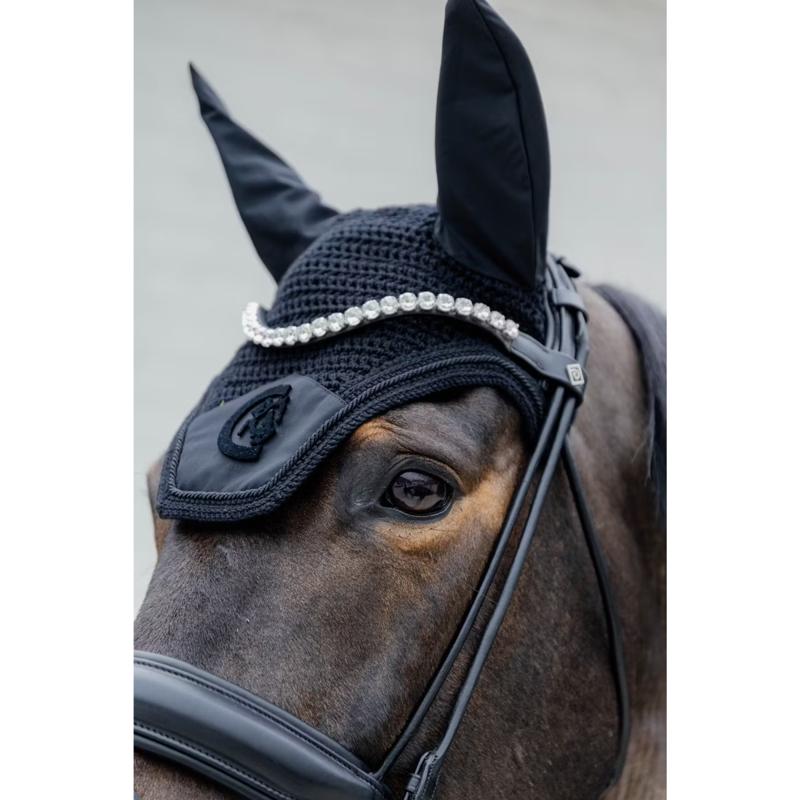 Kentucky Wellington 3D Logo Fly Veil Full - Black-4