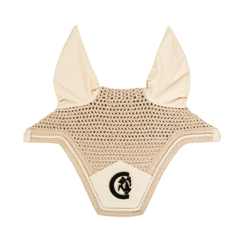 Kentucky Wellington 3D Logo Fly Veil Full - Beige-3