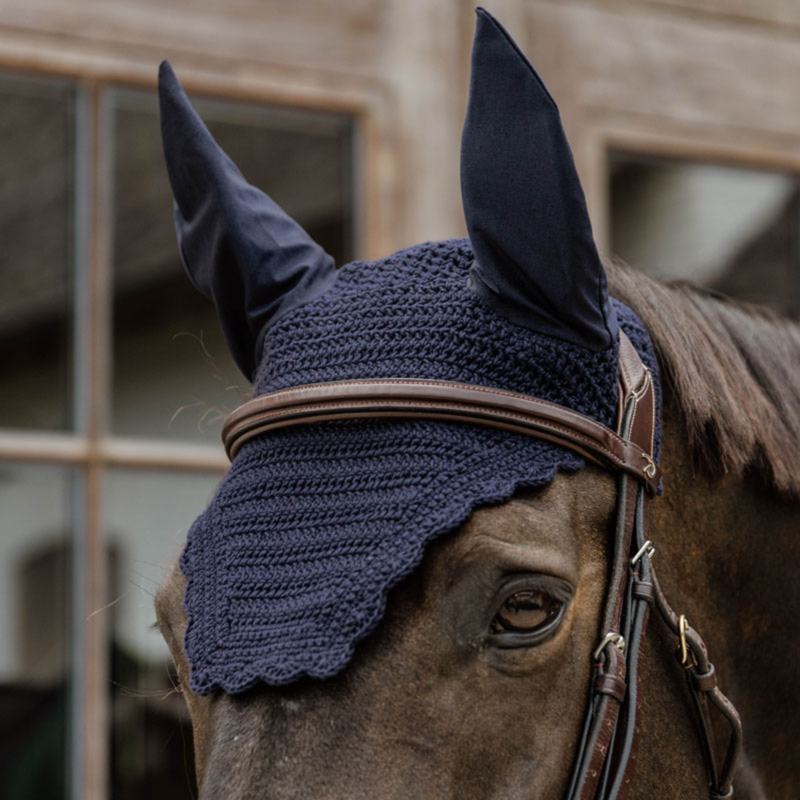 Kentucky Wellington Wave Fly Veil Full - Dark Navy-1