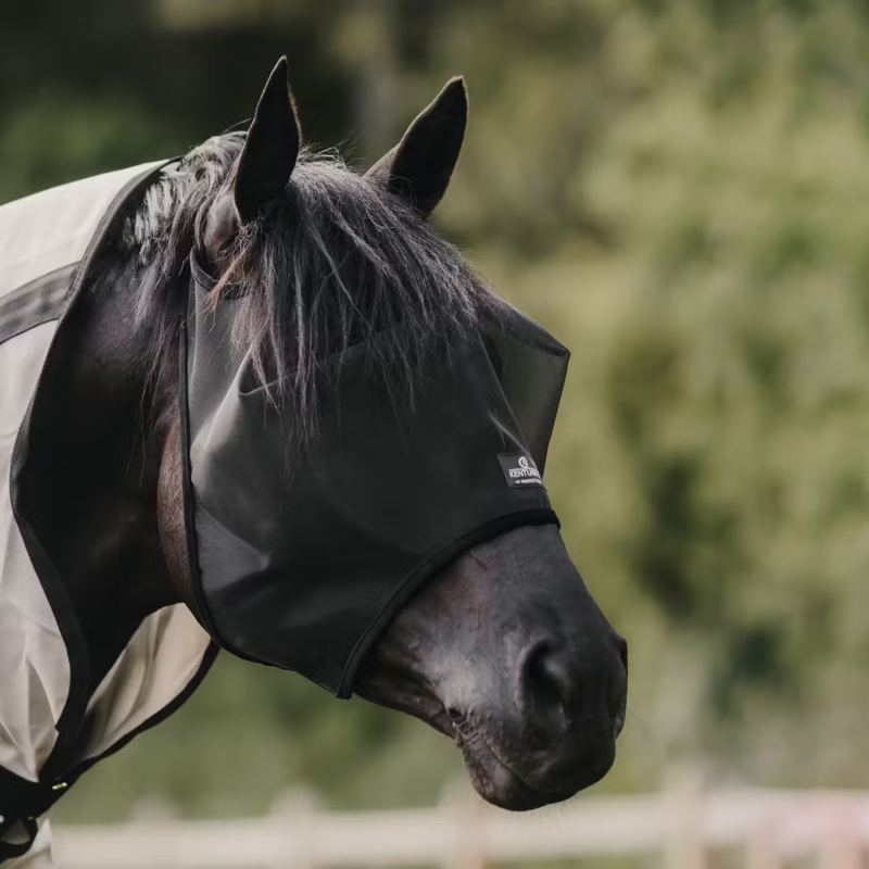 Kentucky Classic Fly Mask Without Ears - Black