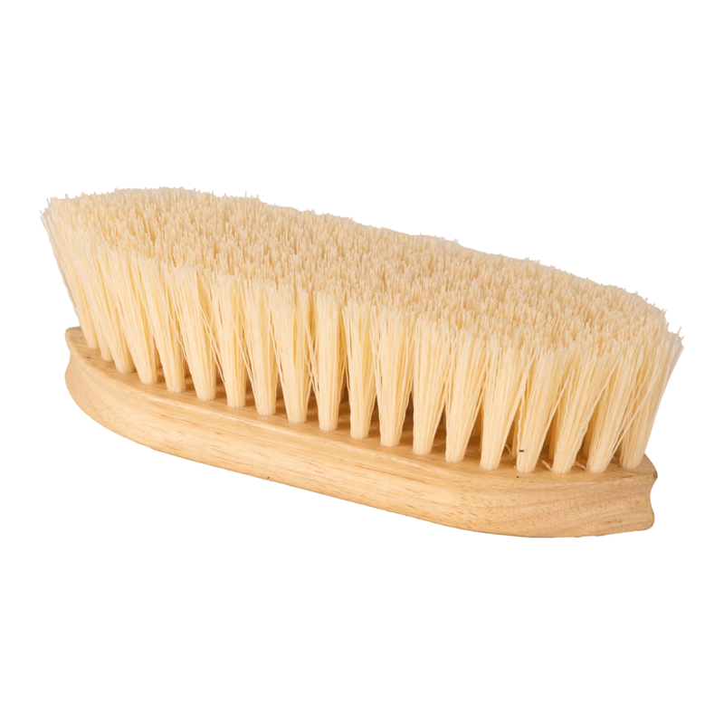 Grooming Deluxe Wooden Classic Brush Short Hard Bristles-2