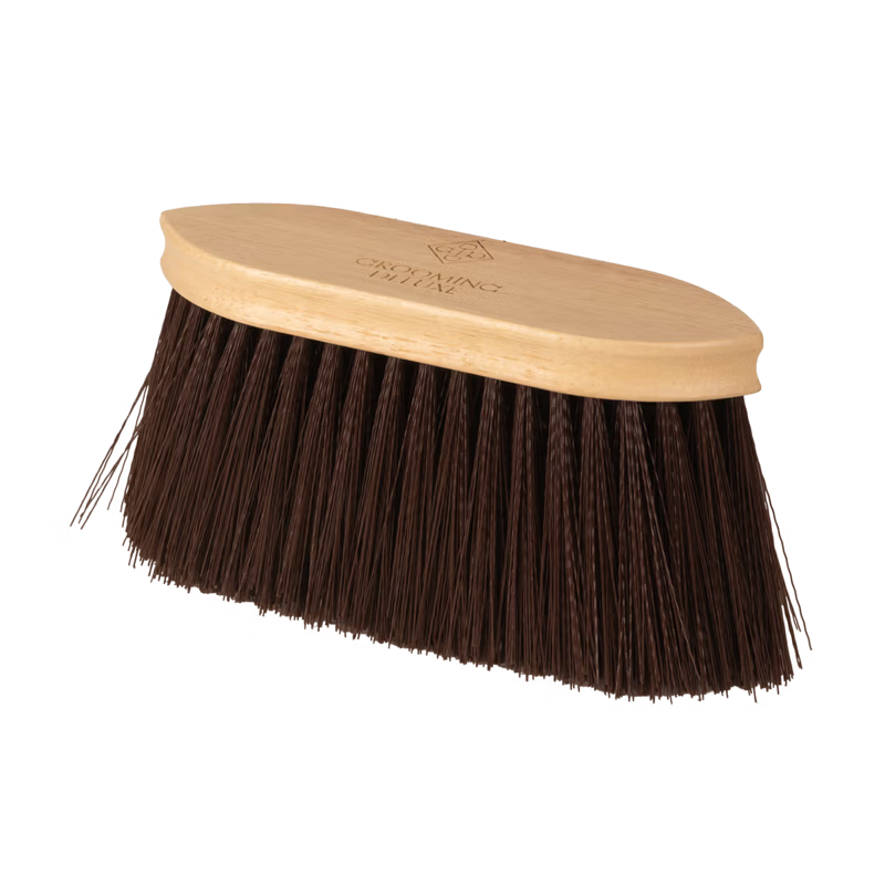 Grooming Deluxe Wooden Classic Brush Long Hard Bristles