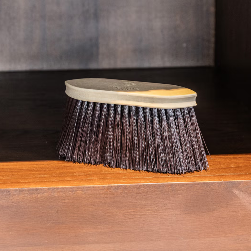 Grooming Deluxe Wooden Classic Brush Long Hard Bristles-3