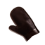 Grooming Deluxe Rubber Grooming Glove - Brown