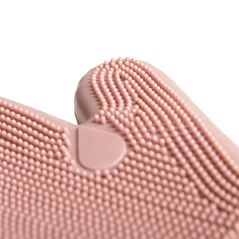 Grooming Deluxe Rubber Grooming Glove - Old Rose-1