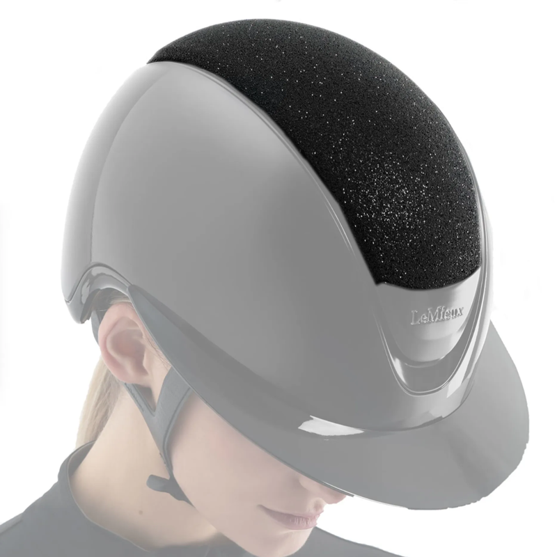 LeMieux Verv Helmet Panel - Brilliance Black 