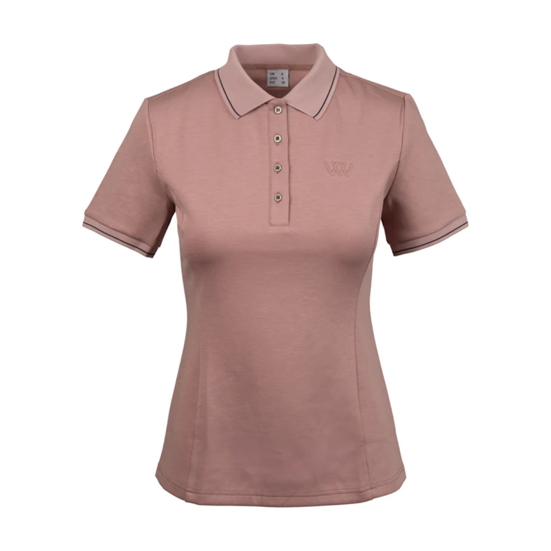 Woof Wear Ladies Tech Polo Shirt - Rose