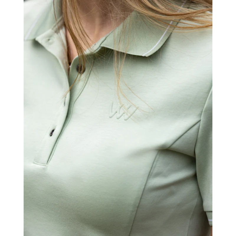 Woof Wear Ladies Tech Polo Shirt - Sage-2