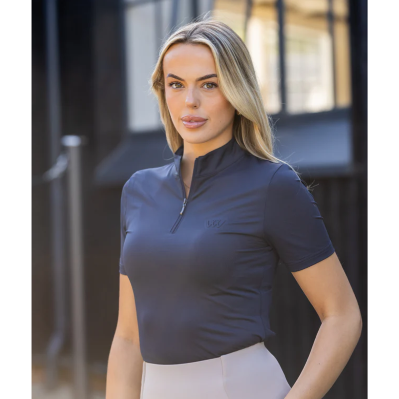 Woof Wear Ladies Short Sleeve iVent Shirt - Navy-3