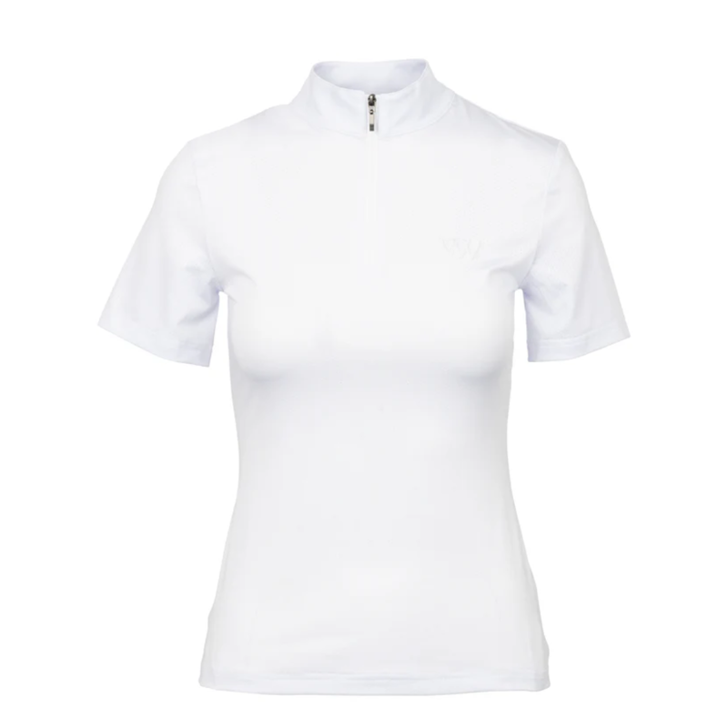 Woof Wear Ladies Short Sleeve iVent Shirt - White