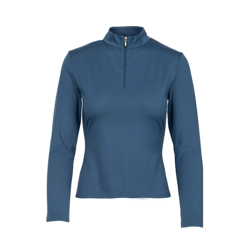 Woof Wear Ladies Long Sleeve iVent Shirt - Petrol-1