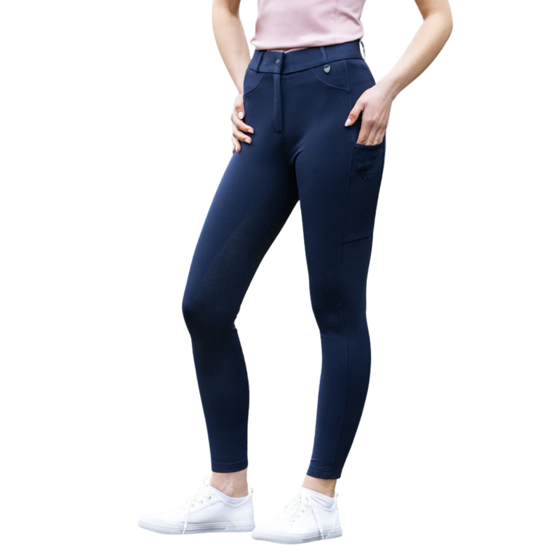 Woof Wear Ladies Hybrid II Riding Breeches - Navy