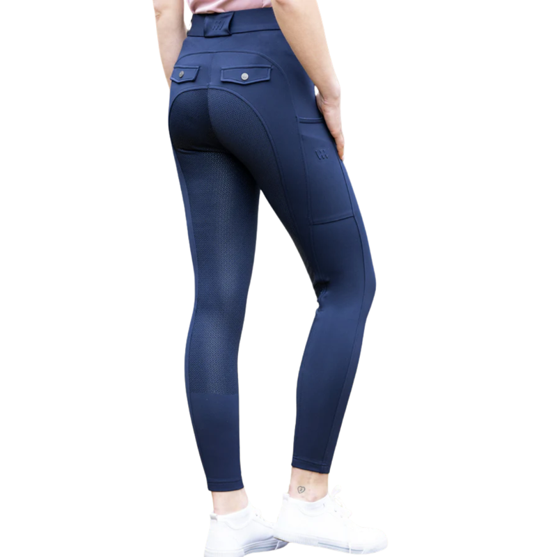 Woof Wear Ladies Hybrid II Riding Breeches - Navy-1