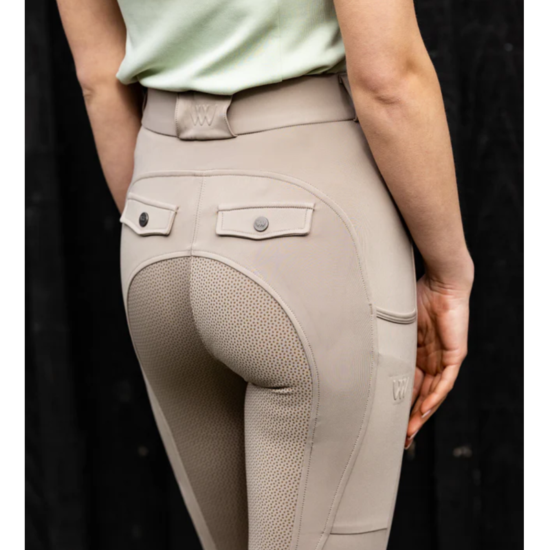 Woof Wear Ladies Hybrid II Riding Breeches - Stone-2