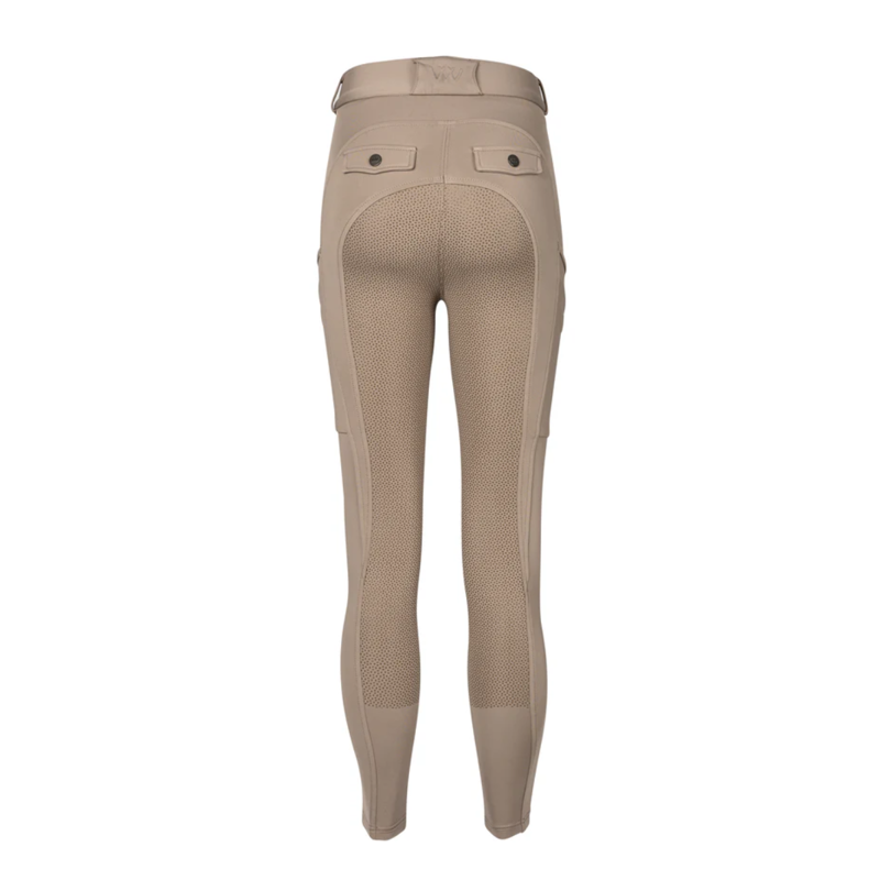 Woof Wear Ladies Hybrid II Riding Breeches - Stone-1