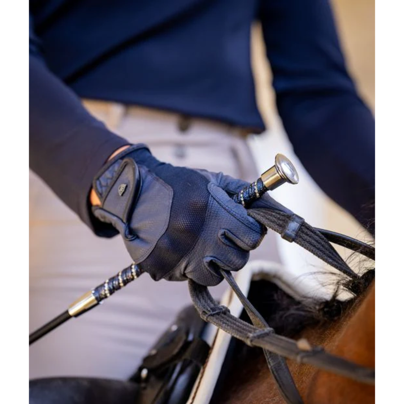 Woof Wear Reintex Mesh Riding Glove - Navy-3
