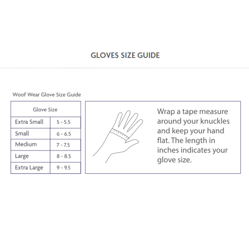 Woof Wear Reintex Mesh Riding Glove - Chocolate-2