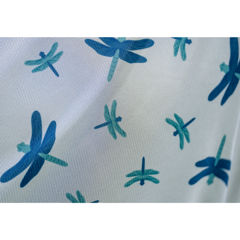 Horseware Amigo Bug Rug Fly Sheet - Dragonfly Print/Silver/Blue/Sage-6