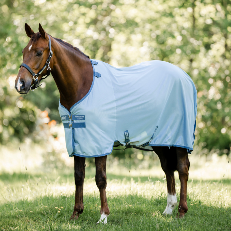 Horseware Amigo Bug Rug Fly Sheet - Heather Blue/Blue/Silver