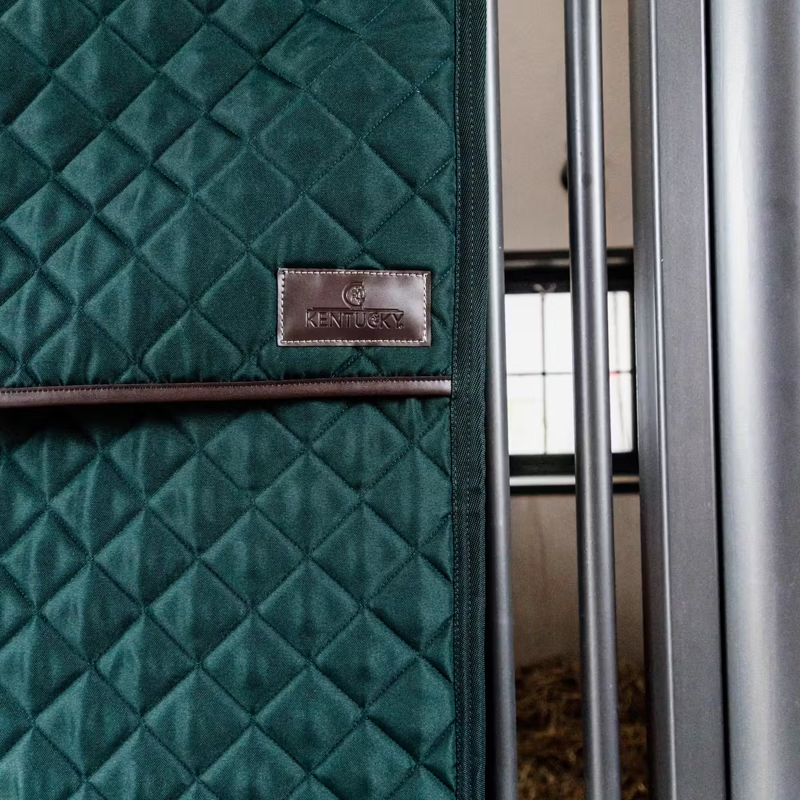 Kentucky Stable Curtain - Dark Green-4