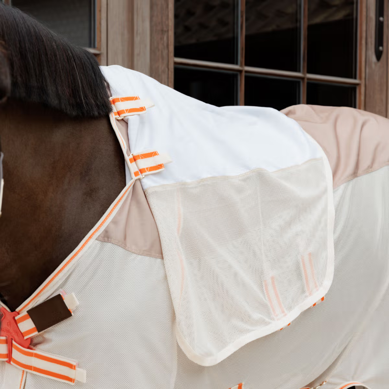 Kentucky Waterproof Combo Comfort Fly Rug - Beige-1