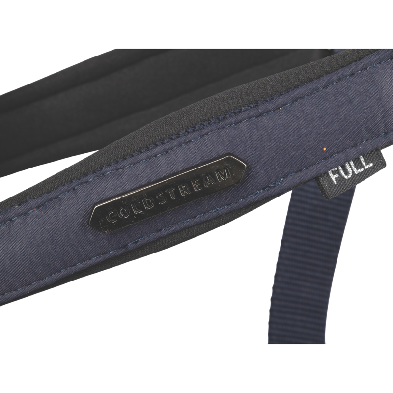 Coldstream Paxton Padded Head Collar and Lead Rope - Navy-2