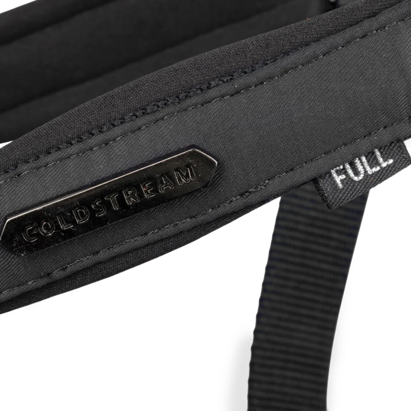 Coldstream Paxton Padded Head Collar and Lead Rope - Black-3