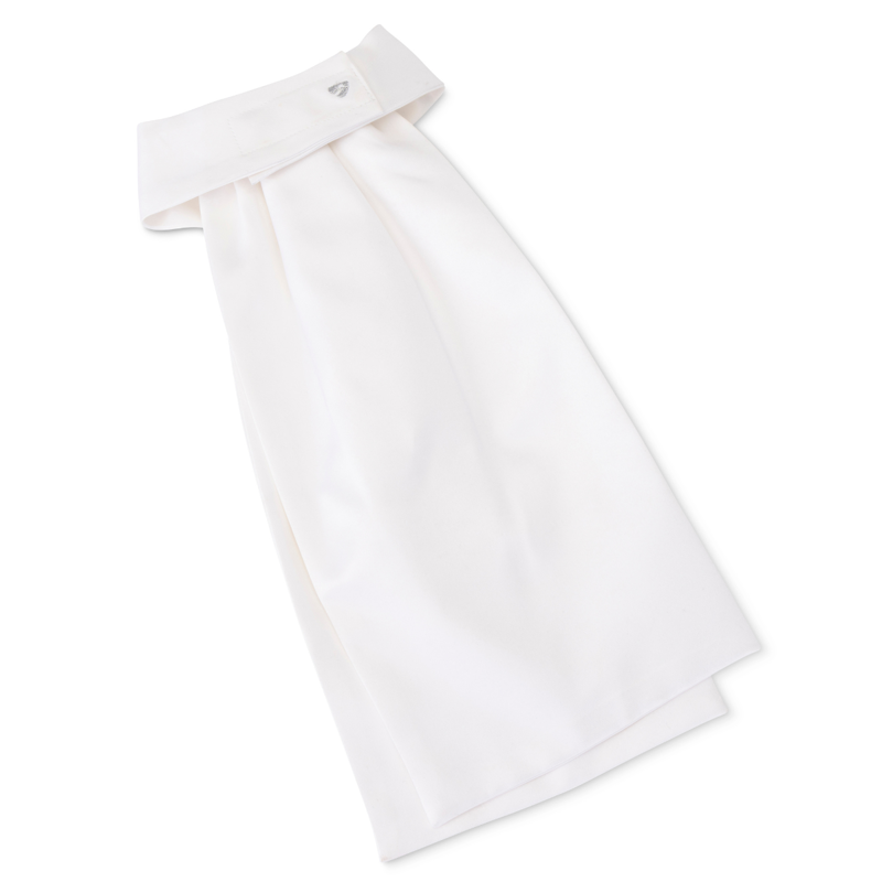 Aubrion Witley Ready Tied Stock - White-1