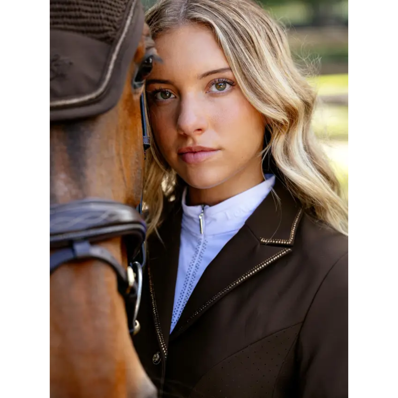 LeMieux Brilliance Diana Show Jacket - Espresso-2