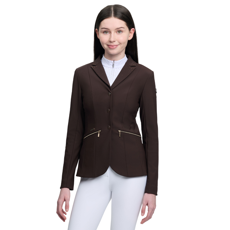 LeMieux Brilliance Junior Pro Show Jacket - Espresso