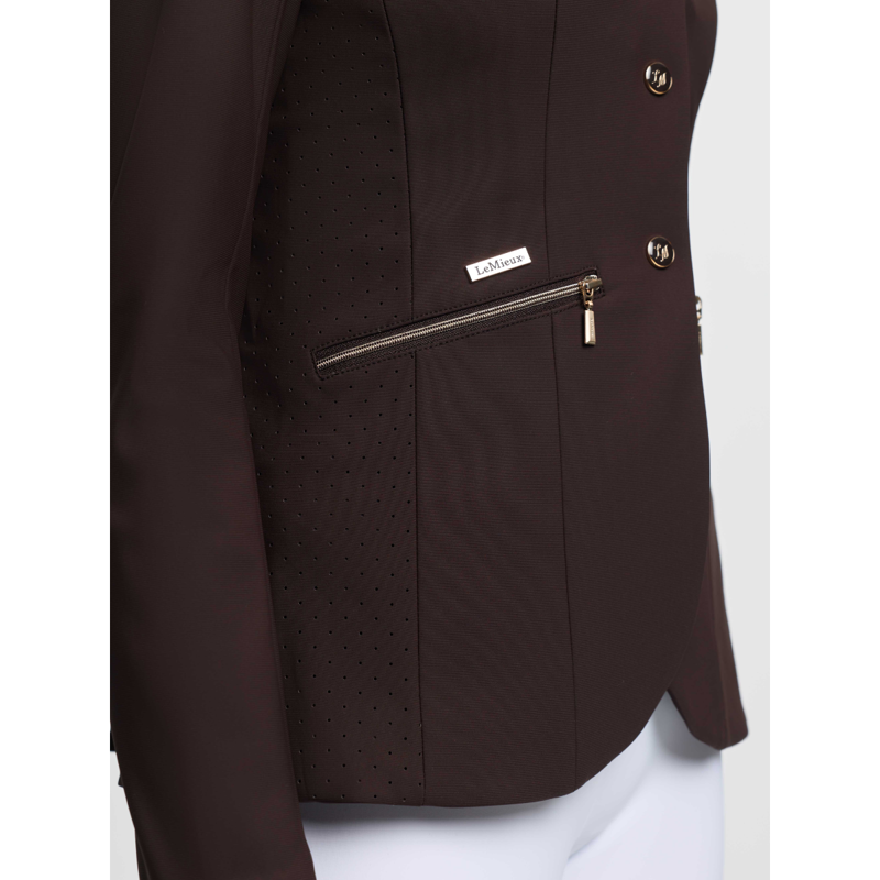 LeMieux Brilliance Junior Pro Show Jacket - Espresso-3