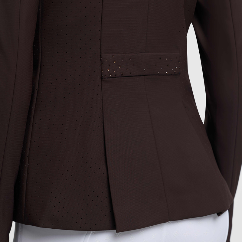 LeMieux Brilliance Junior Pro Show Jacket - Espresso-2