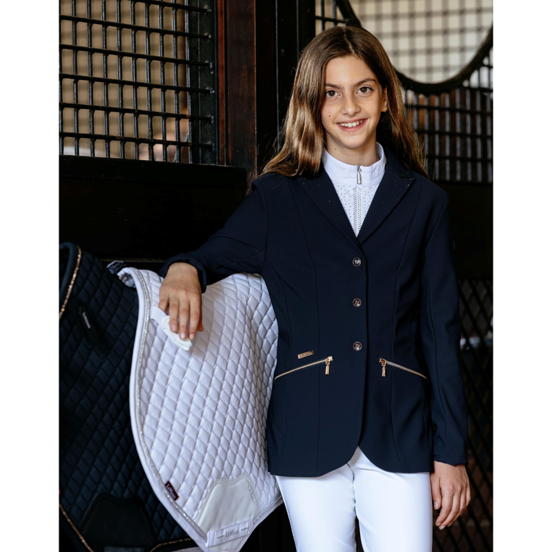 LeMieux Brilliance Junior Pro Show Jacket - Navy-5