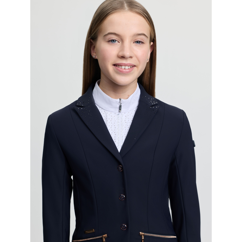 LeMieux Brilliance Junior Pro Show Jacket - Navy-4