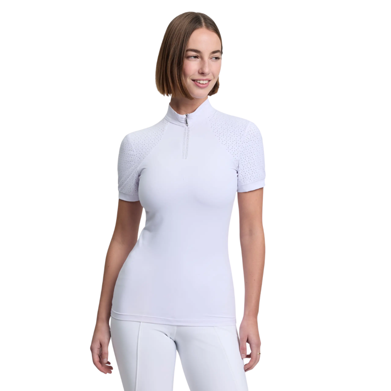 LeMieux Brilliance Verity Short Sleeve Show Shirt - White