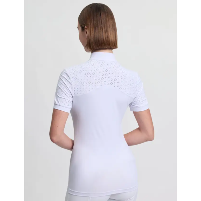 LeMieux Brilliance Verity Short Sleeve Show Shirt - White-1