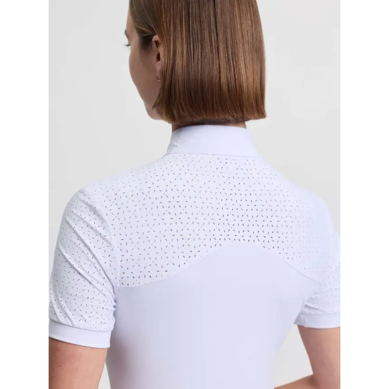 LeMieux Brilliance Verity Short Sleeve Show Shirt - White-3