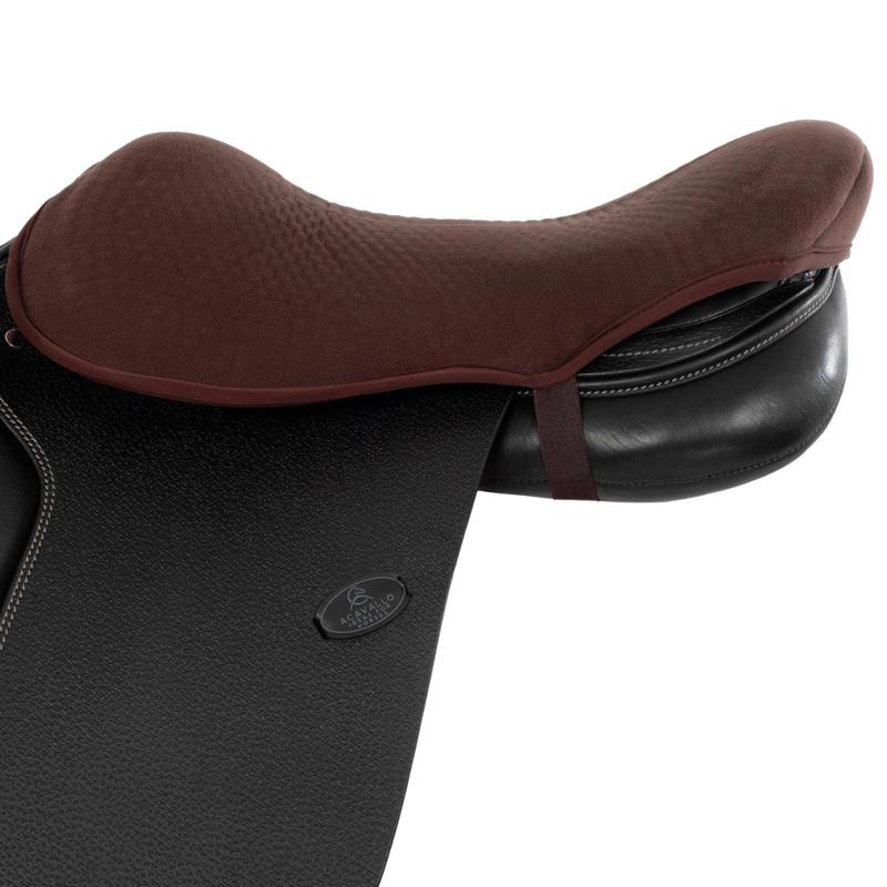 Acavallo Gel Seat Saver Dri-Lex 20mm Gel Thickness - Brown-1