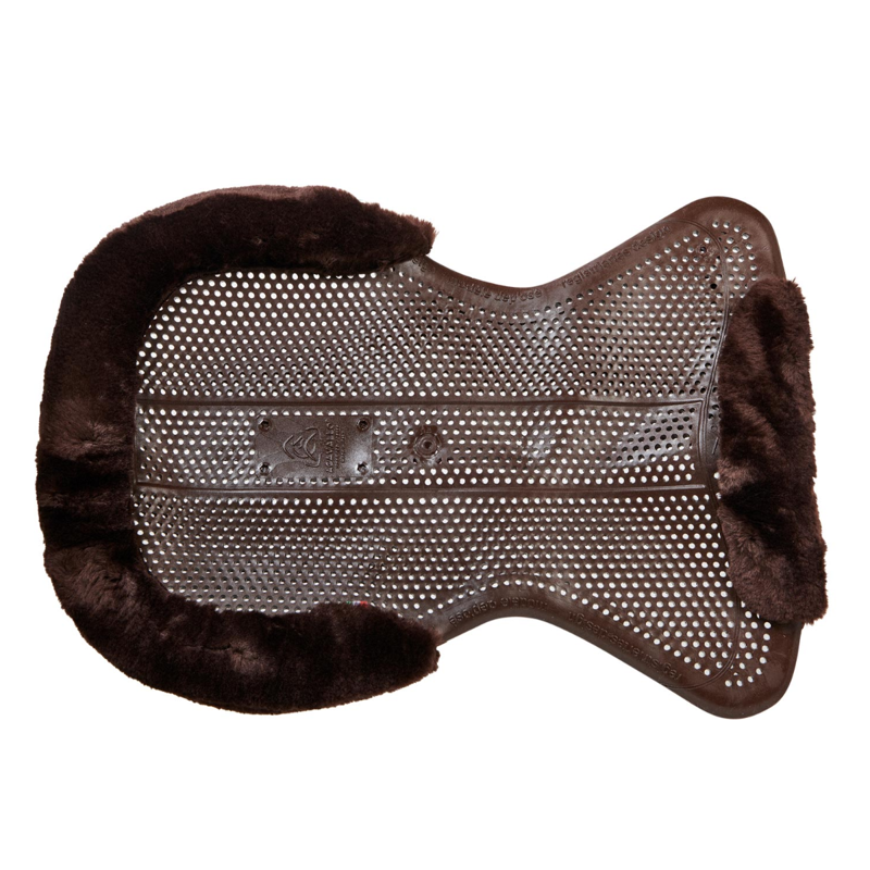 Acavallo Therapeutic Gel Pad Cut Out Eco-Wool Just Gel - Brown/Brown-2