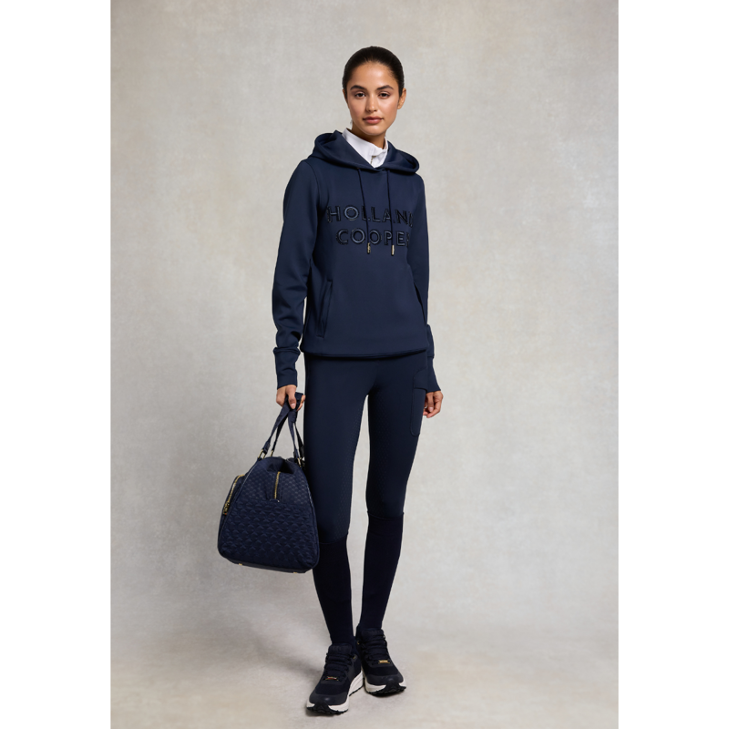 Holland Cooper Crystal Hoodie - Ink Navy-3