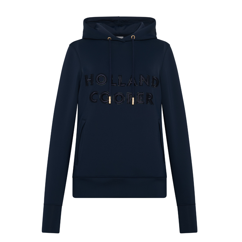 Holland Cooper Crystal Hoodie - Ink Navy-2