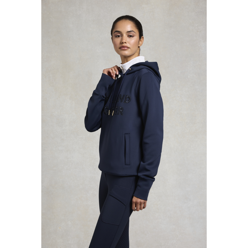 Holland Cooper Crystal Hoodie - Ink Navy-1