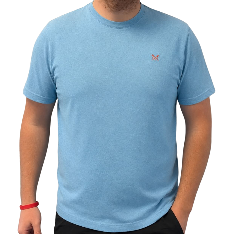 Crew Clothing Men's Classic Tee - Cove Blue Marl