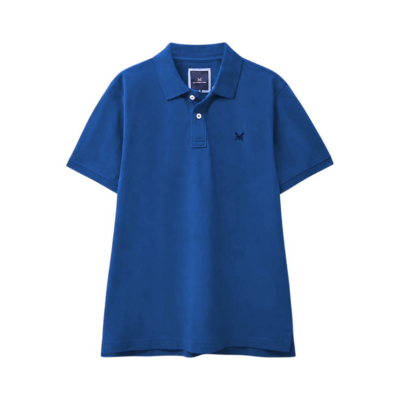 Crew Clothing  Mens Classic Pique Polo Shirt - Electric Blue