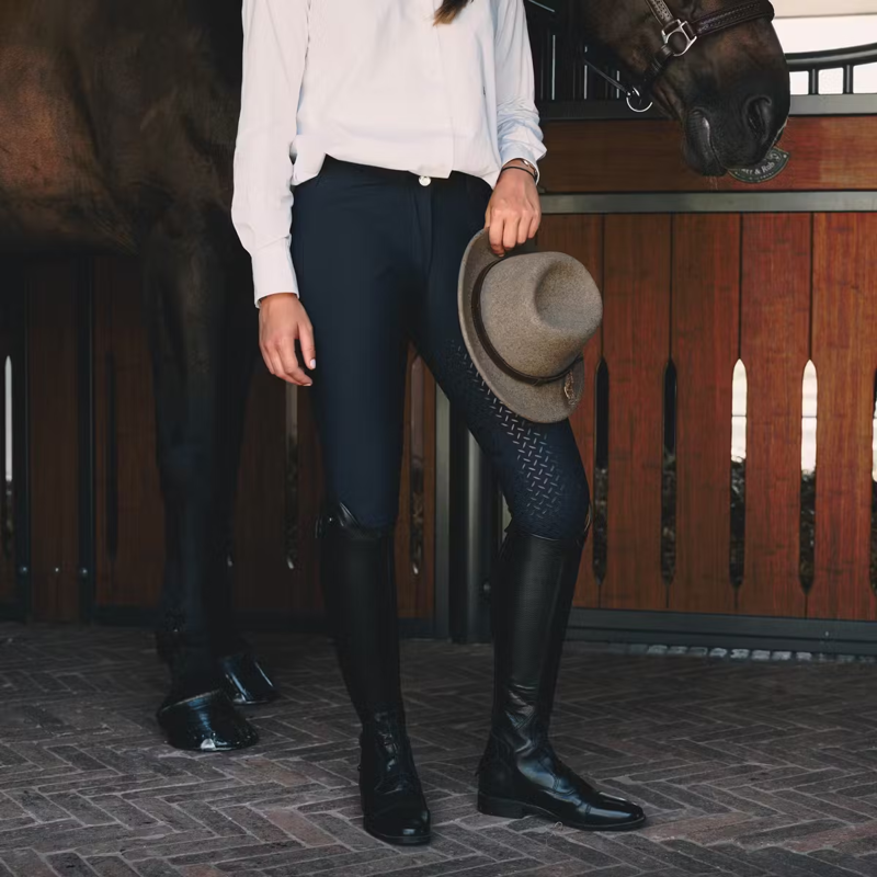 Kentucky Women's Miami Full Grip Breeches - Navy-4