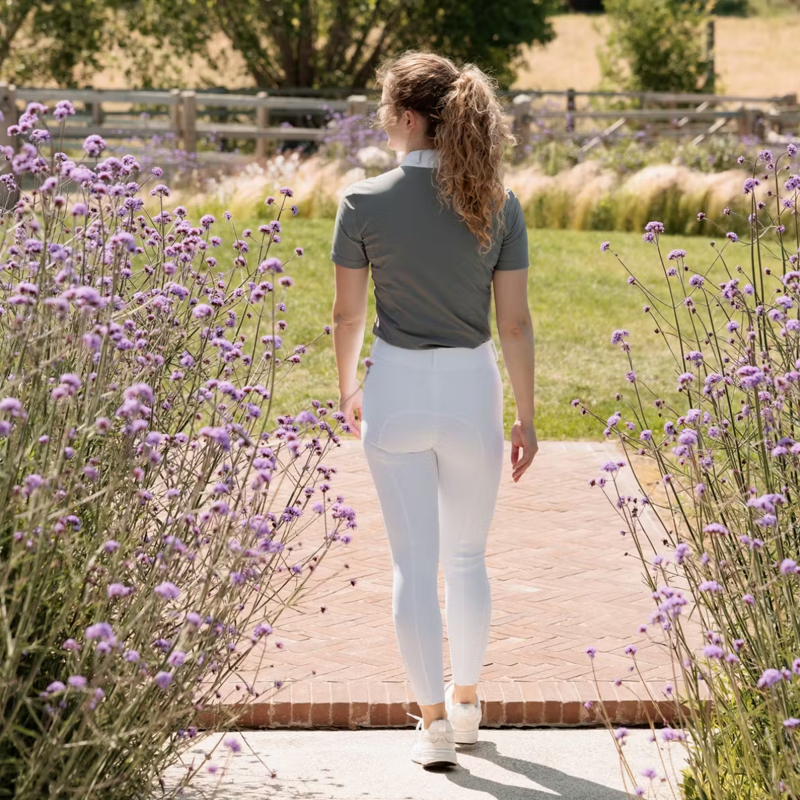 Kentucky Women's Miami Full Grip Breeches - White-6