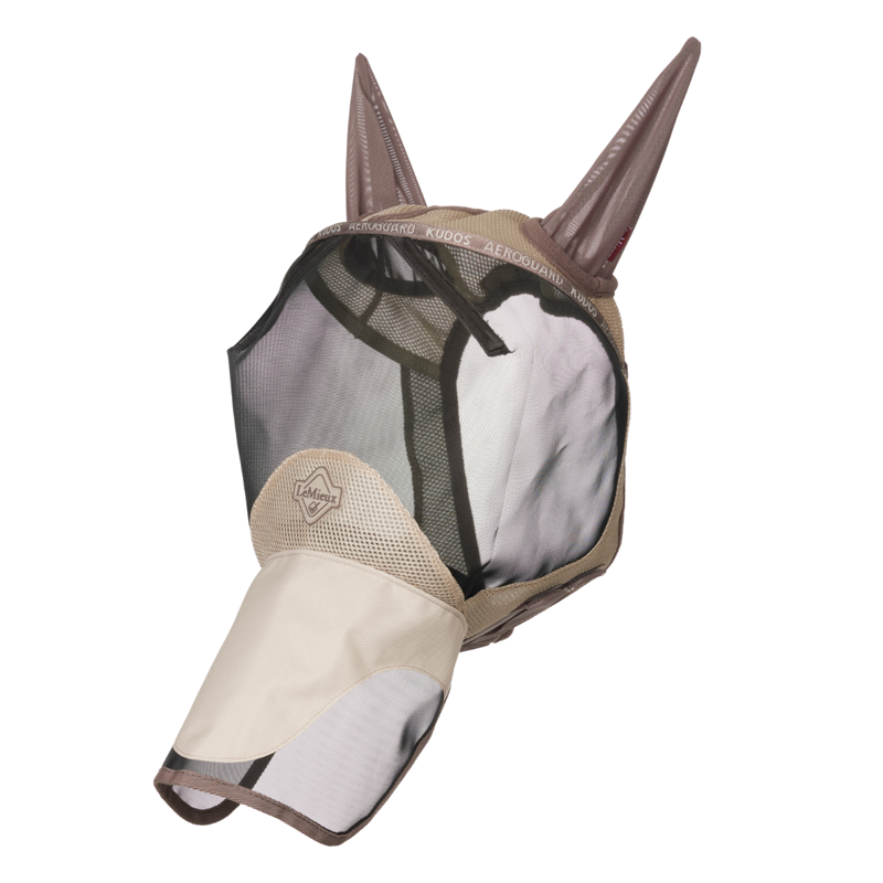 LeMieux Kudos AeroGuard Full Fly Mask - Pecan