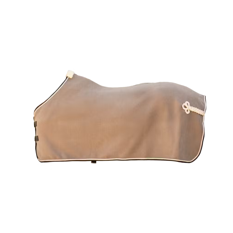 Kentucky Vegan Wool Fleece Show Rug - Beige-7