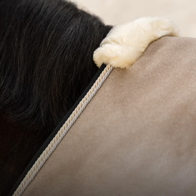Kentucky Vegan Wool Fleece Show Rug - Beige-4